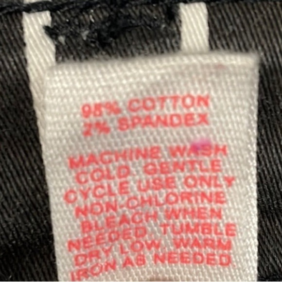 Total Girl Mini Skirt Black White Stripe Girl's Size 12 - Picture 3 of 4